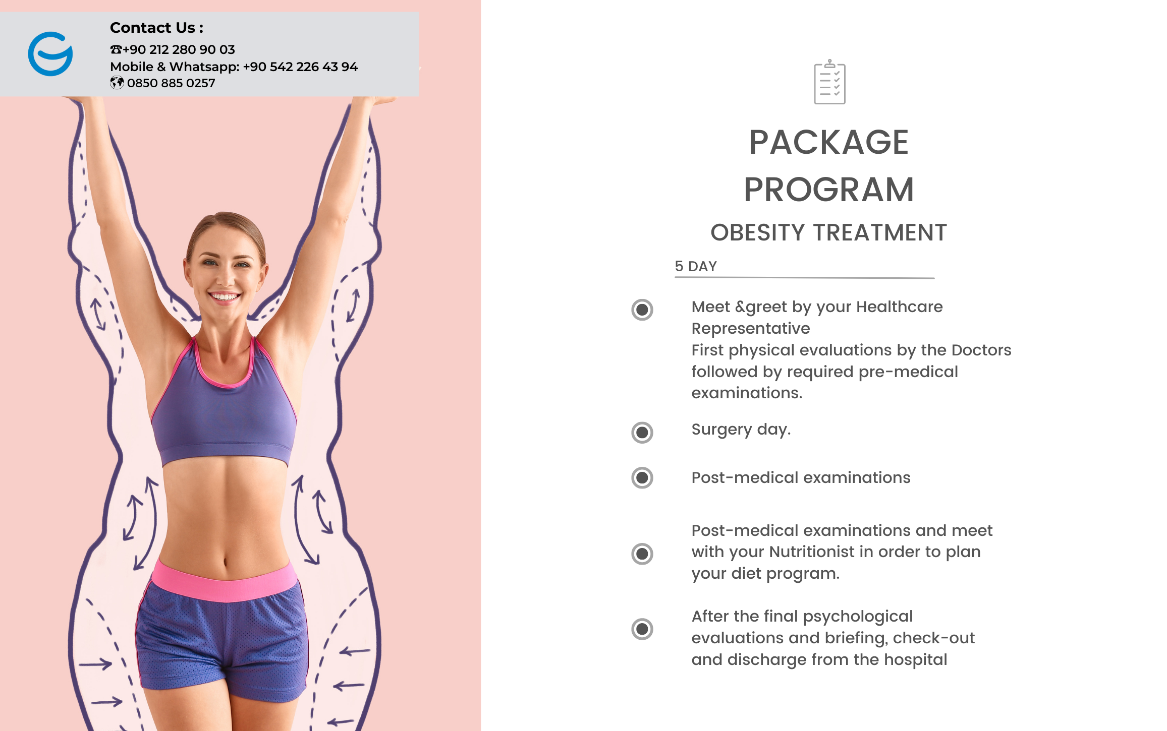 Obezite Tedavisi & Operasyonu - Paket Program