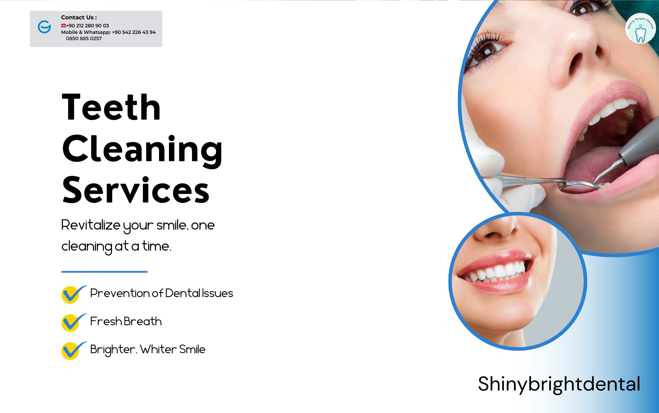Revitaliser dit smil med vores tandrensningstjenester